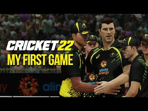 CRICKET 22 - MY FIRST GAME - Australia v England Gameplay!