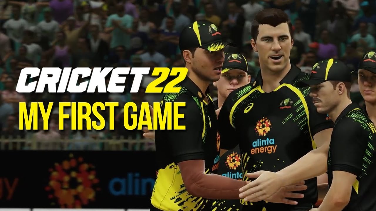 CRICKET 22 - MY FIRST GAME - Australia v England Gameplay!