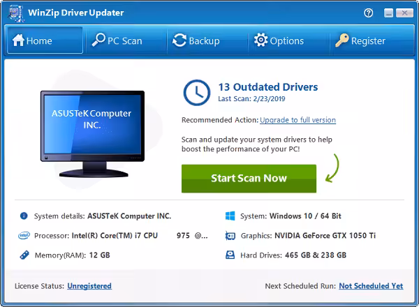 WinZip Driver Updater WinZip Driver Updater