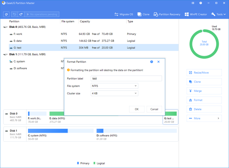 EASEUS Partition Master 17.9 instal the new version for windows