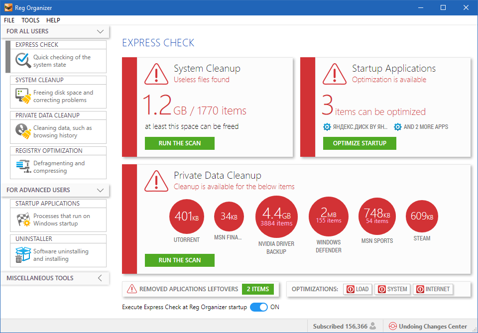 Reg Organizer 9.30 for android instal