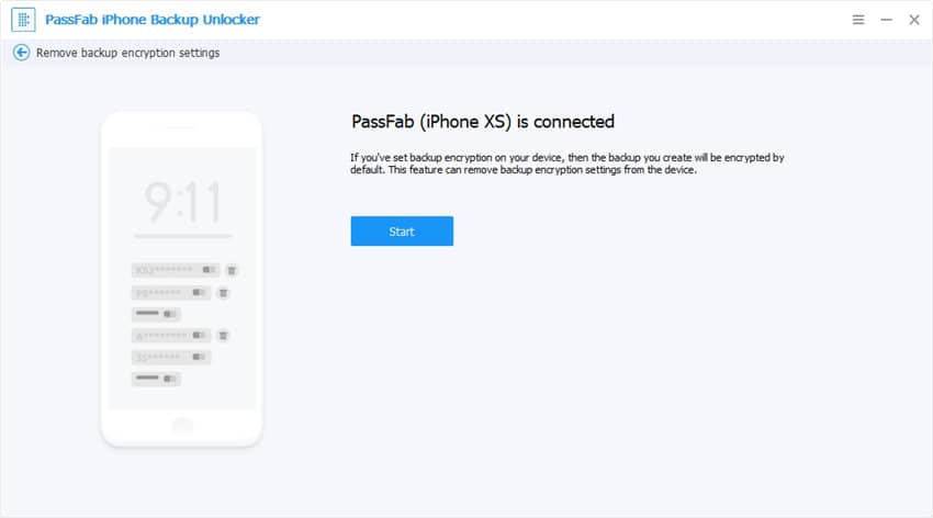 PassFab iPhone Backup Unlocker
