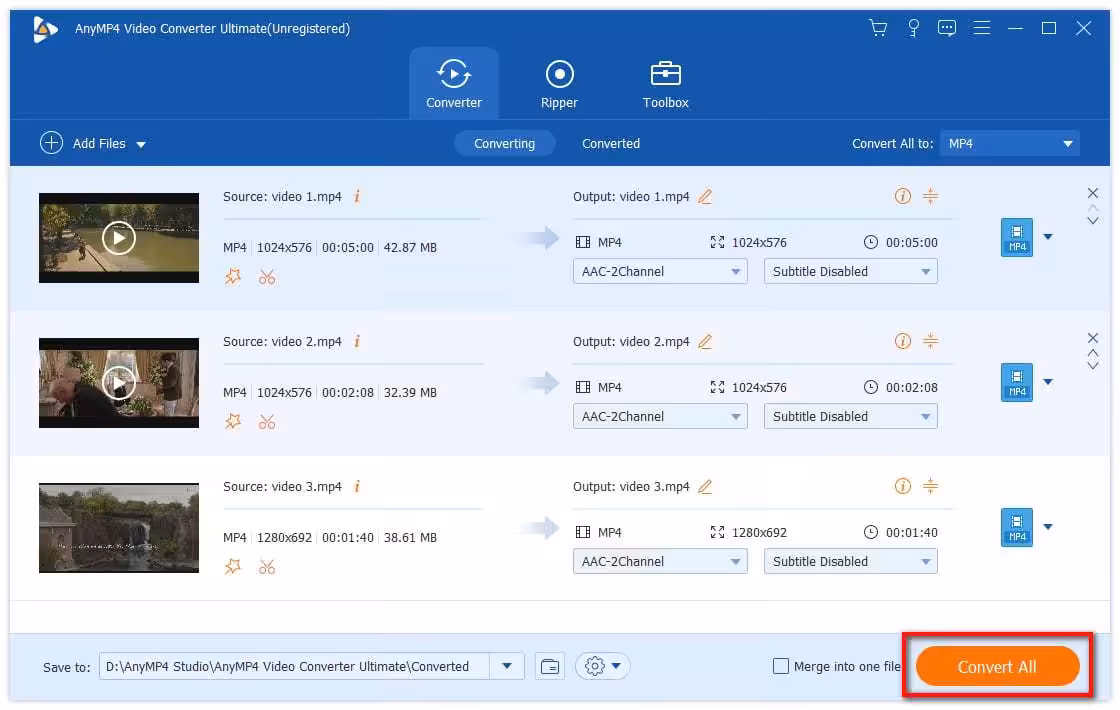 AnyMP4 Video Converter Ultimate AnyMP4 Video Converter Ultimate