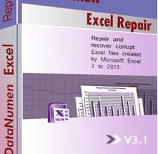 DataNumen Excel Repair Cover