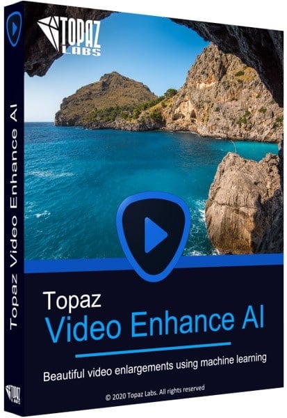 Topaz Video Enhance AI Padrão + Portable - 2022