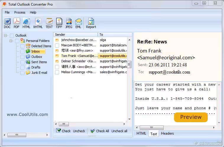 Coolutils Total Outlook Converter Pro Coolutils Total Outlook Converter Pro