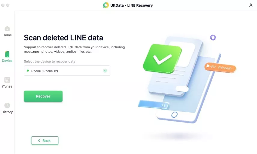 Tenorshare UltData Line Recovery Free